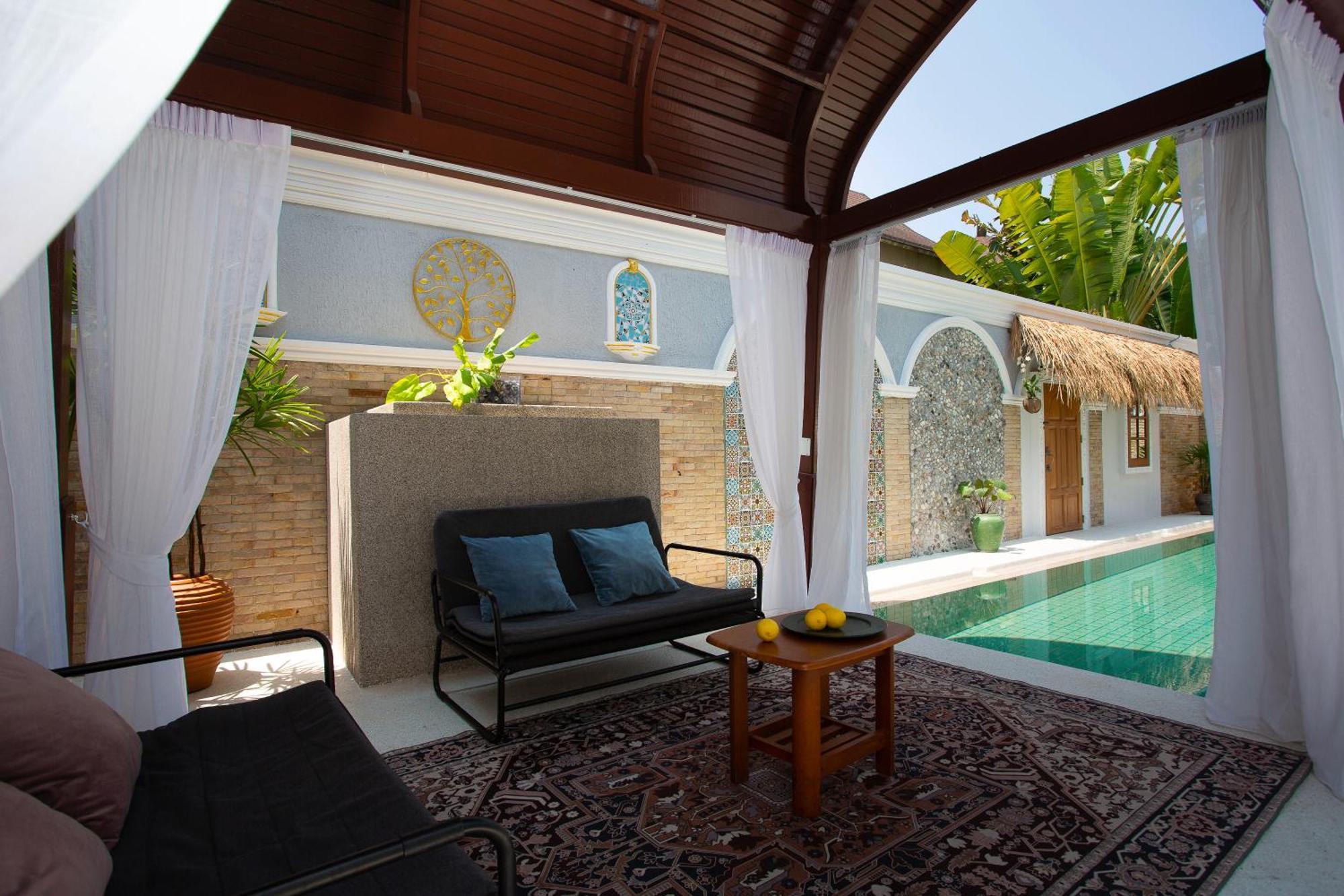 Nagawari Art Maldives Pattaya Villa Na Chom Thian Buitenkant foto