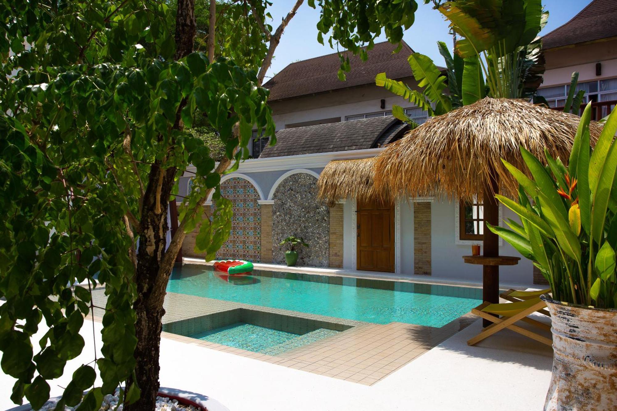 Nagawari Art Maldives Pattaya Villa Na Chom Thian Buitenkant foto