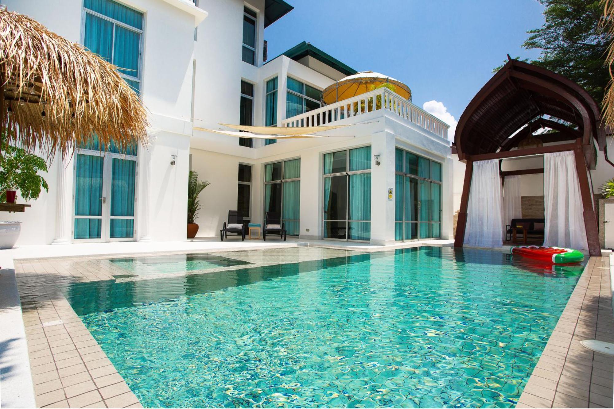 Nagawari Art Maldives Pattaya Villa Na Chom Thian Buitenkant foto