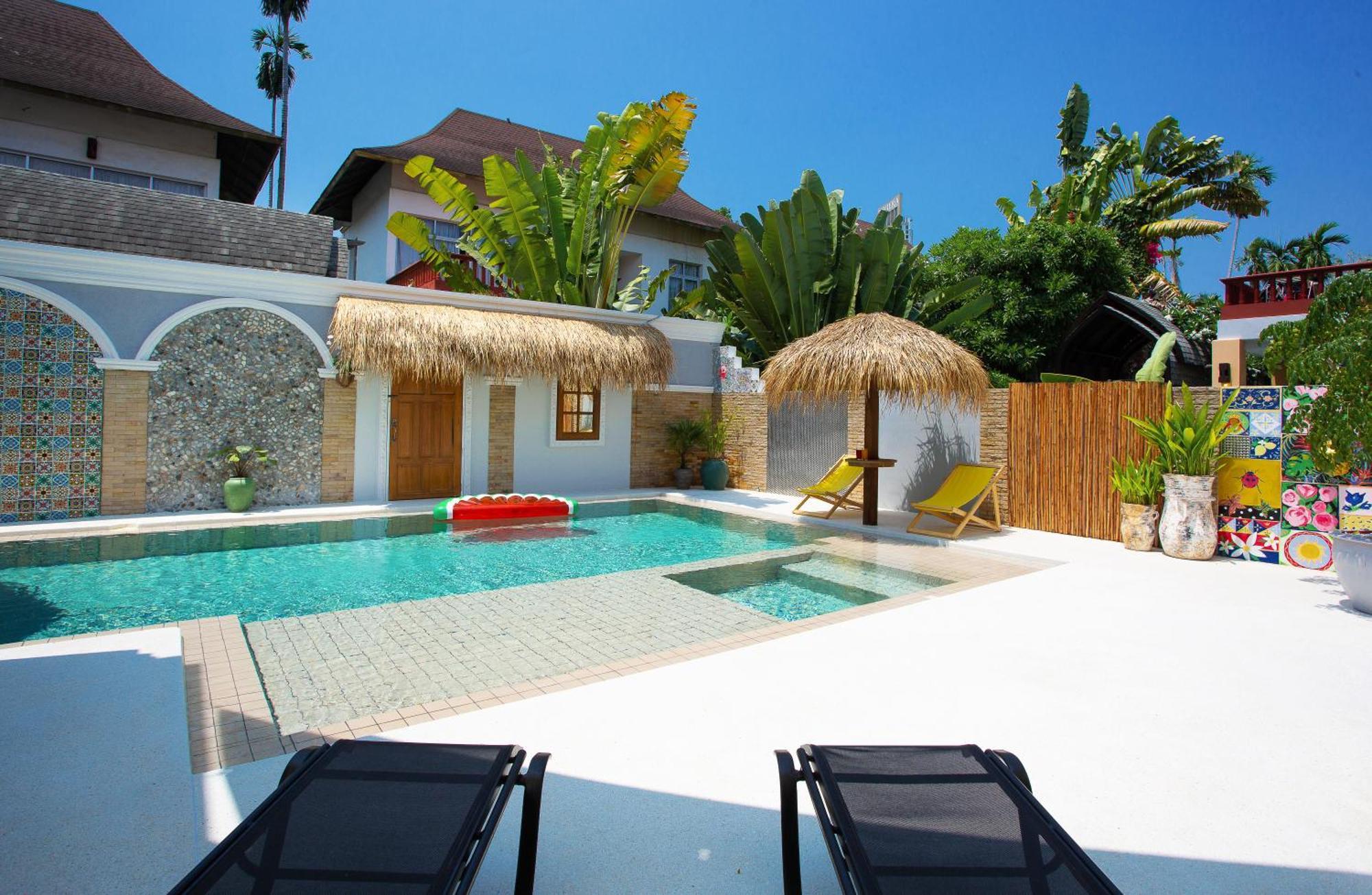 Nagawari Art Maldives Pattaya Villa Na Chom Thian Buitenkant foto
