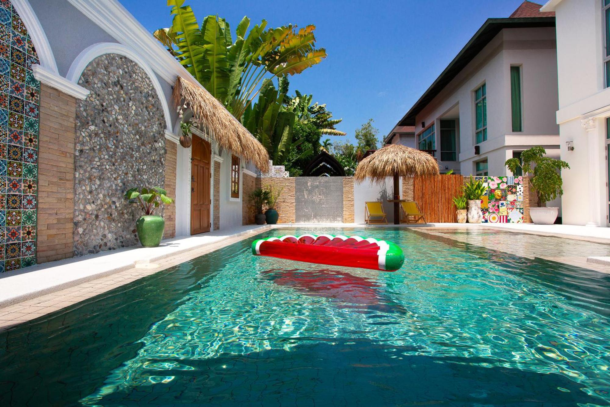 Nagawari Art Maldives Pattaya Villa Na Chom Thian Buitenkant foto